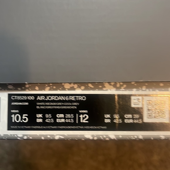 Air Jordan 6 cool grey - Picture 9 of 10